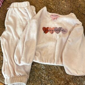 Juicy Couture Baby Velour Jogger Set